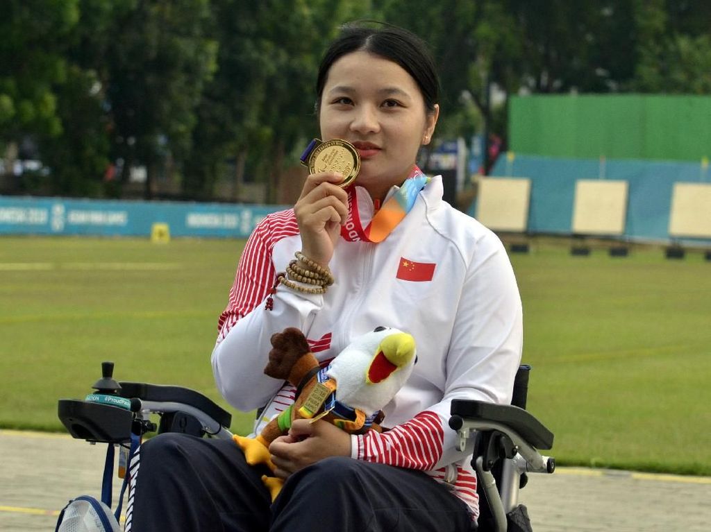 Chen Minyi Primadona di Arena Panahan Asian Para Games Chen Minyi Primadona di Arena Panahan Asian Para Games