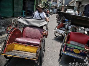 Geliat Shelter Khusus Becak di Jakarta Utara Geliat Shelter Khusus Becak di Jakarta Utara
