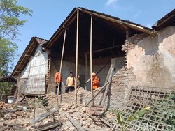 Polisi Jember Diminta Data Warga yang Jadi Korban Gempa Situbondo