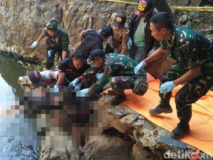 Seorang Pria Ditemukan Tewas Dibuang ke Sungai di Probolinggo