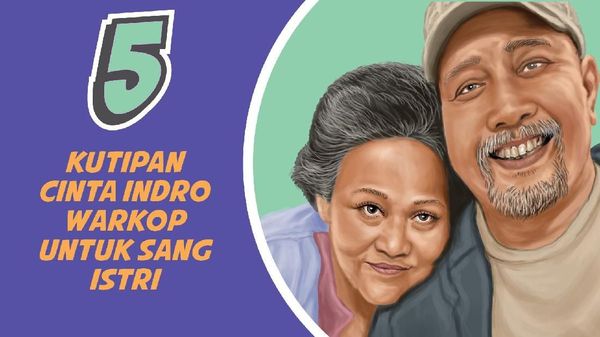 5 Kutipan Cinta Indro Warkop untuk Nita Octobijanthy
