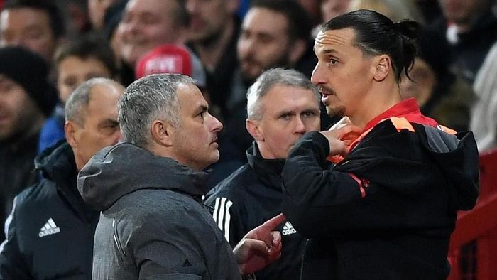 Jose Mourinho mendapat dukungan dari mantan anak buahnya, Zlatan Ibrahimovic. (Foto: Gareth Copley/Getty Images) Jose Mourinho mendapat dukungan dari mantan anak buahnya, Zlatan Ibrahimovic. (Foto: Gareth Copley/Getty Images)