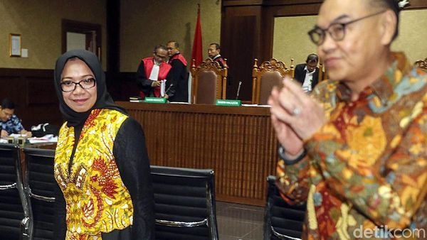Eni Saragih Bersaksi di Sidang Kasus Suap Johannes Kotjo