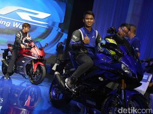 Pebalap Galang Hendra-Hafizh Syahrin Perkenalkan R25 dan R3 Pebalap Galang Hendra-Hafizh Syahrin Perkenalkan R25 dan R3