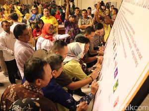 15 Parpol dan Polres Gresik Deklarasi Damai Jelang Pemilu