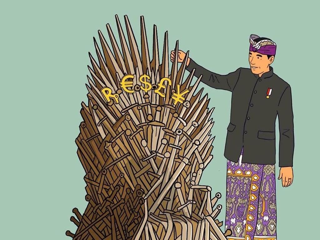 Jokowi Berdiri di Samping Iron Throne Game of Thrones Jokowi Berdiri di Samping Iron Throne Game of Thrones