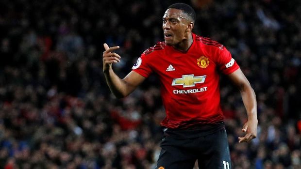 Anthony Martial sudah mencetak 25 gol di Liga Primer Inggris bersama Manchester United.