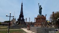 Foto: Miniatur 7 Keajaiban Dunia di Boyolali
