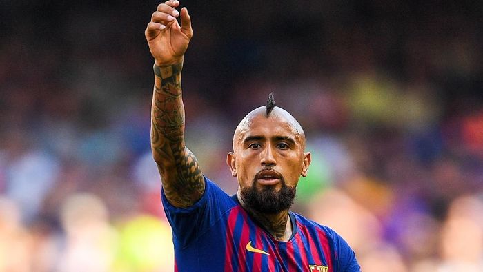Arturo Vidal mengaku bahagia di Barcelona (Foto: David Ramos/Getty Images) Arturo Vidal mengaku bahagia di Barcelona (Foto: David Ramos/Getty Images)