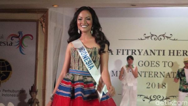 Cantiknya Vania Fitryanti, Wakil Indonesia di Miss International 2018
