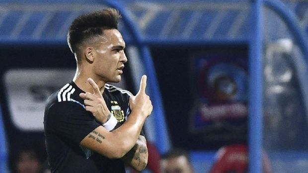 Lautaro Martinez mulai bersinar bersama timnas Argentina.