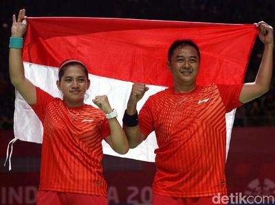 Mantap! Bulutangkis Ganda Campuran SL 3-SU 5 Sumbang Emas Ke-36