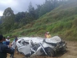 Detik-detik Mobil Rini Puspitawati Terjun ke Jurang Sarangan