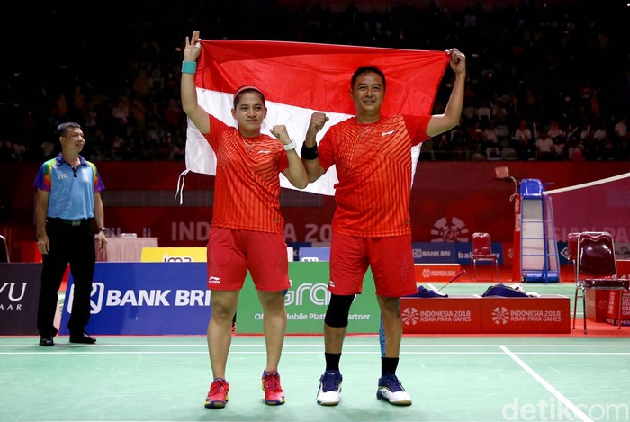 Medali emas kembali diraih para atlet Indonesia. Pasangan ganda campuran Hary Susanto/Leani Ratri Oktila sukses persembahkan medali emas ke-36 untuk Indonesia.