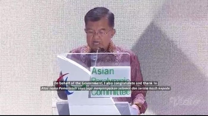 Wakil Presiden Jk Di Penutupan Asian Para Games: Ini Momen Memenangkan Kesetaraan