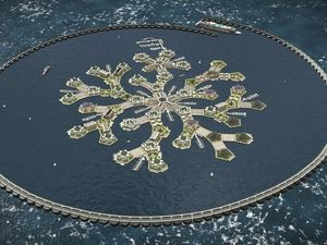 Keren, Begini Megahnya Kota Apung Senilai Rp 2,5 T