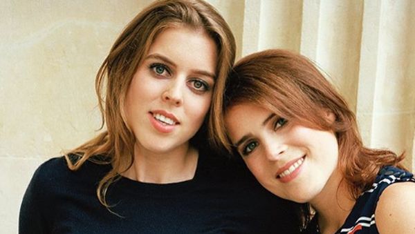 8 Momen Keakraban si Pengantin Baru, Putri Eugenie dan Kakaknya