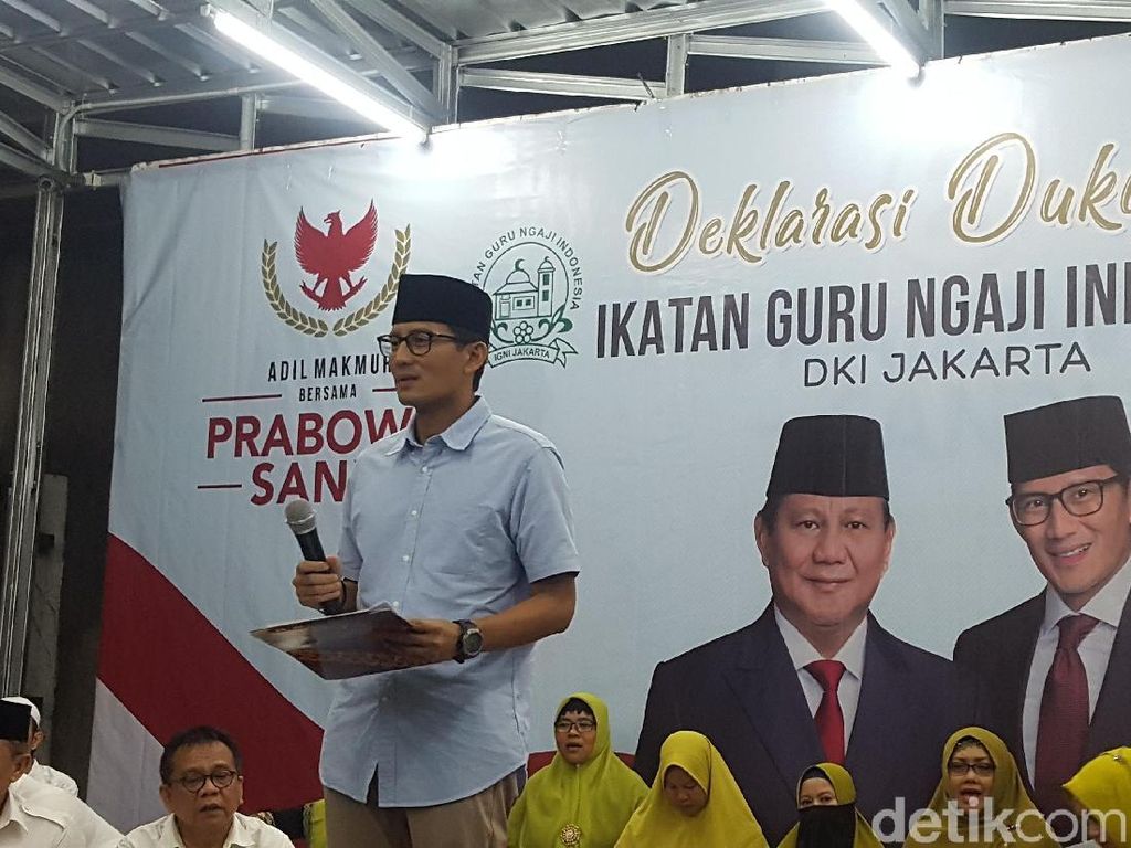Ikatan Guru Ngaji DKI Deklarasi Dukung Prabowo-Sandiaga Ikatan Guru Ngaji DKI Deklarasi Dukung Prabowo-Sandiaga