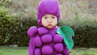 8 Foto Cute Anak Pakai Kostum Makanan
