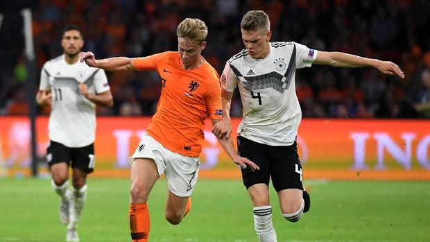 Timnas Belanda meraih kemenangan atas Jerman pada laga kedua UEFA Nations League.