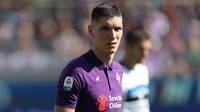Nikola Milenkovic bikin dua tekel sukses, satu intercept, tiga clearance, dan satu block shots saat Fiorentina mengimbangi Bologna 0-0. (Foto: Gabriele Maltinti/Getty Images)