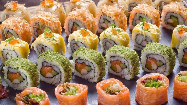 Ilustrasi sushi