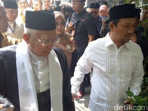 Maruf Amin Kunjungi Ponpes Ali Maksum di Bantul