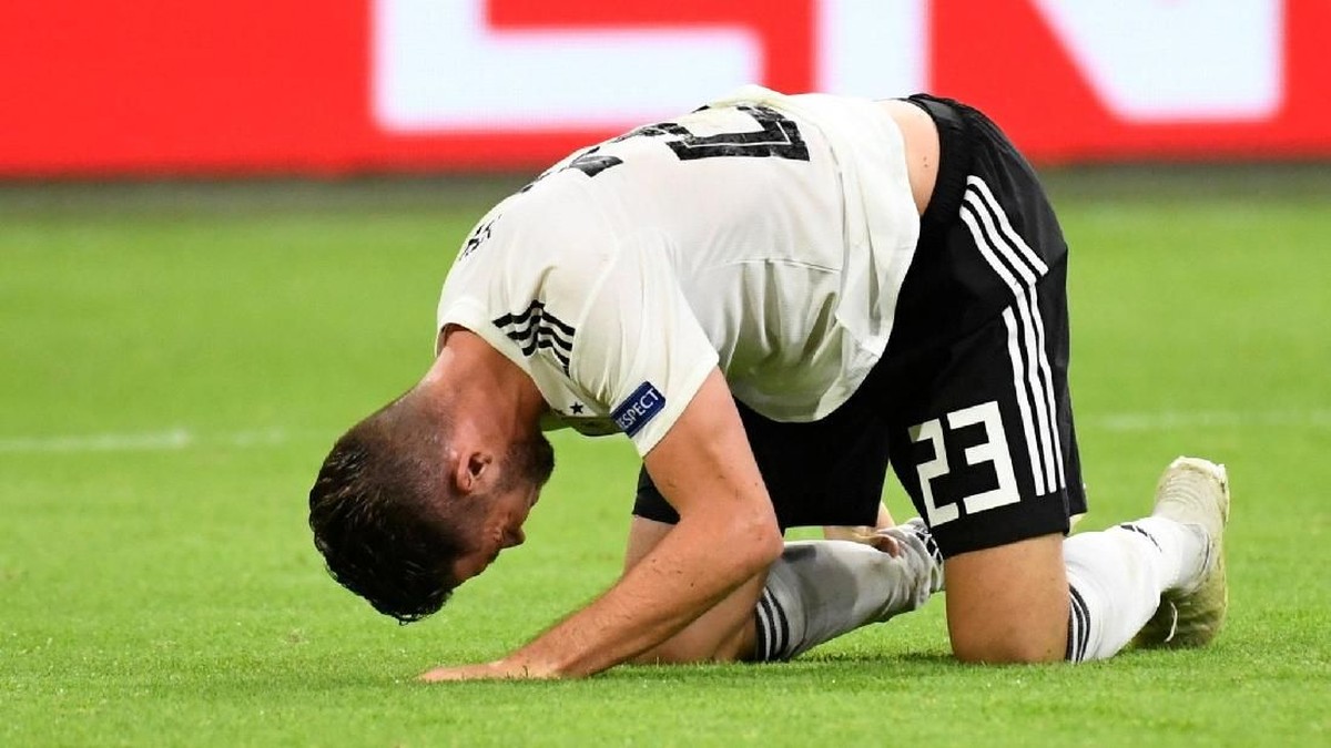 Jerman kalah telak 0-3 dari Belanda di laga UEFA Nations League. (Foto: Piroschka Van de Wouw/REUTERS)