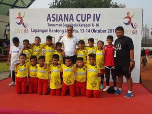 Turnamen Asiana Cup Disaksikan Mensos Agus Gumiwang