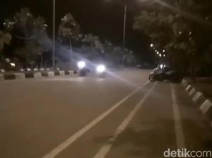 Balap Liar ABG Sidoarjo Berujung Dorong Motor