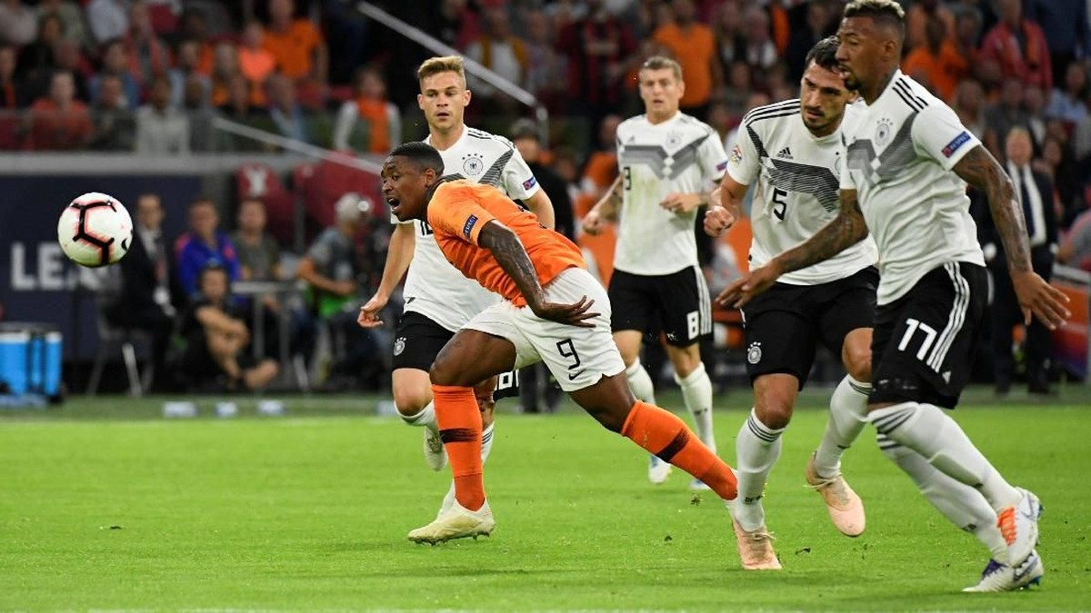 Jerman takluk 0-3 dari Belanda di laga UEFA Nations League (REUTERS/Piroschka Van de Wouw)