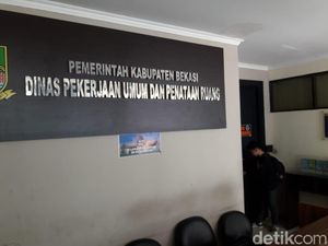 Penampakan Dinas PUPR Kabupaten Bekasi yang Disegel KPK