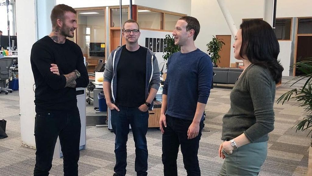 Beckham Jumpa Zuckerberg Disambut Komentar Miring Beckham Jumpa Zuckerberg Disambut Komentar Miring