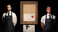 Ini Penampakan Lukisan Banksy Senilai Rp 20 M