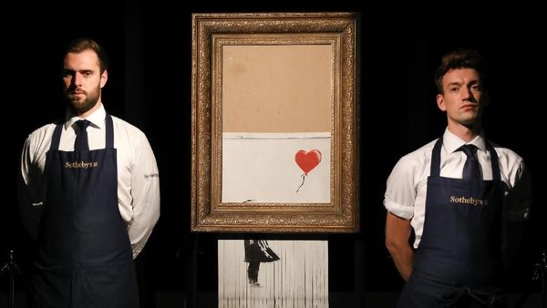 Ini Penampakan Lukisan Banksy Senilai Rp 20 M