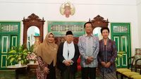 Potret Maruf Amin Disambut Sultan Yogya Bersama Keluarga
