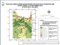 Pasca Gempa Sulteng, BMKG Petakan Lokasi Rawan untuk Permukiman