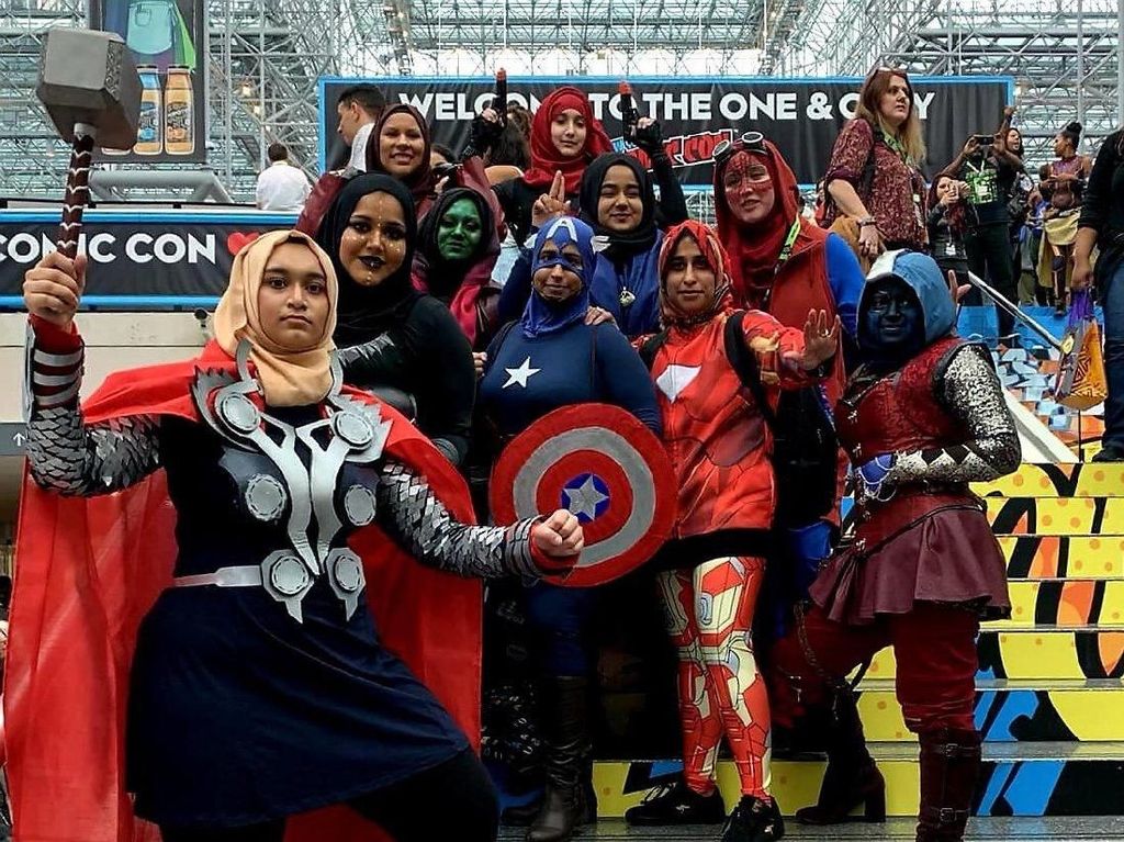 Hijab Heroes, Kumpulan Hijabers Pakai Kostum Avenger Viral di Medsos Hijab Heroes, Kumpulan Hijabers Pakai Kostum Avenger Viral di Medsos