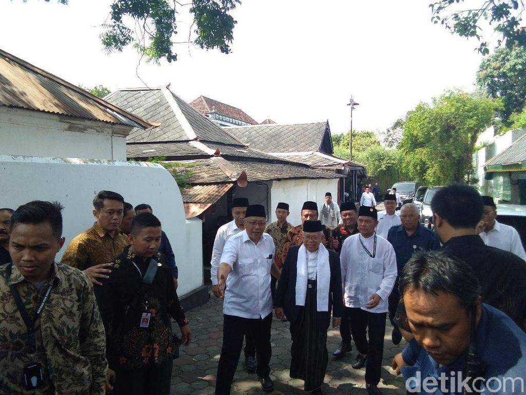 Maruf Amin Temui Sultan HB X di Keraton Yogya, Ini yang Dibahas Maruf Amin Temui Sultan HB X di Keraton Yogya, Ini yang Dibahas
