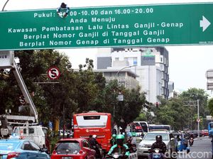 Catat! Ganjil-Genap Berlaku Hingga Akhir Tahun
