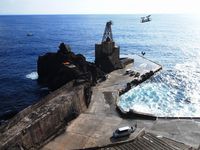 Pelabuhan di Pulau Aogashima (iStock)