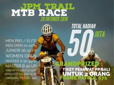 Uji Adrenalin dan Kemampuan Bersepedamu di JPM Trail MTB Race