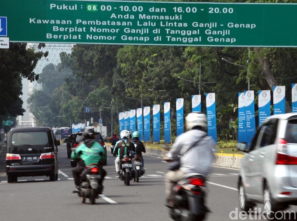 Sepeda Motor Kena Ganjil Genap? Bisa Contek Asian Games Sepeda Motor Kena Ganjil Genap? Bisa Contek Asian Games