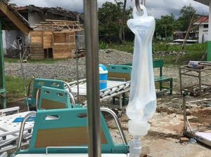 Hancur! Puskesmas di Tompe Saksi Keganasan Gempa Palu