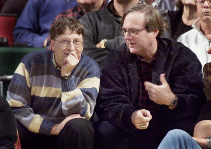 Masa tua Bill Gates dan Paul Allen. Foto: Reuters