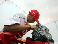Jadi Mekanik Honda, Siswa SMK Harus Atasi Motor dengan Cepat