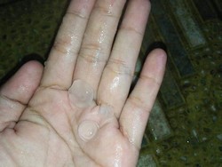 BMKG Jelaskan Fenomena Hujan Es yang Guyur Lubuklinggau