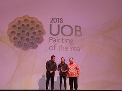 Lukisan Abstrak Suvi Wahyudianto Juarai Kompetisi Seni UOB 2018
