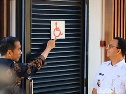 Bareng Anies, Jokowi Cek Fasilitas Penyandang Disabilitas di GBK