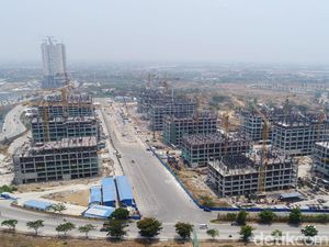 Melihat Proyek Pembangunan Meikarta dari Udara